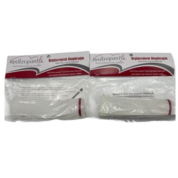 Red Leopard Diaphragm / Zodiac Barracuda Pool Vacuum Cleaner Part S0005 / 2 Pack - Picture 3 of 6